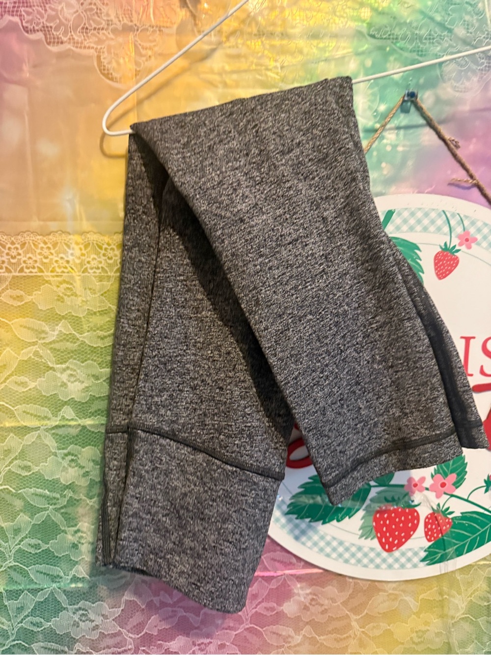 lululemon athletica Heathered Charcoal High-Rise Athletic Mini Skirt